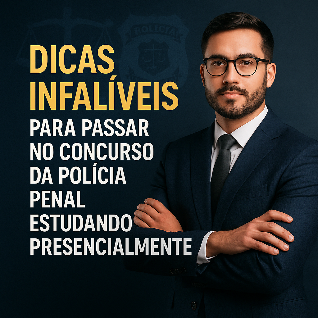 Dicas Infalíveis para Passar no Concurso da Polícia Penal Estudando Presencialmente